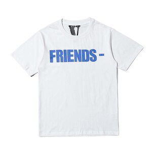 VLONE Friends Crew Neck Short Sleeve T-Shirt White Size Small